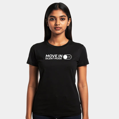 Move in Silent Mode | Women's Relaxed T-Shirt