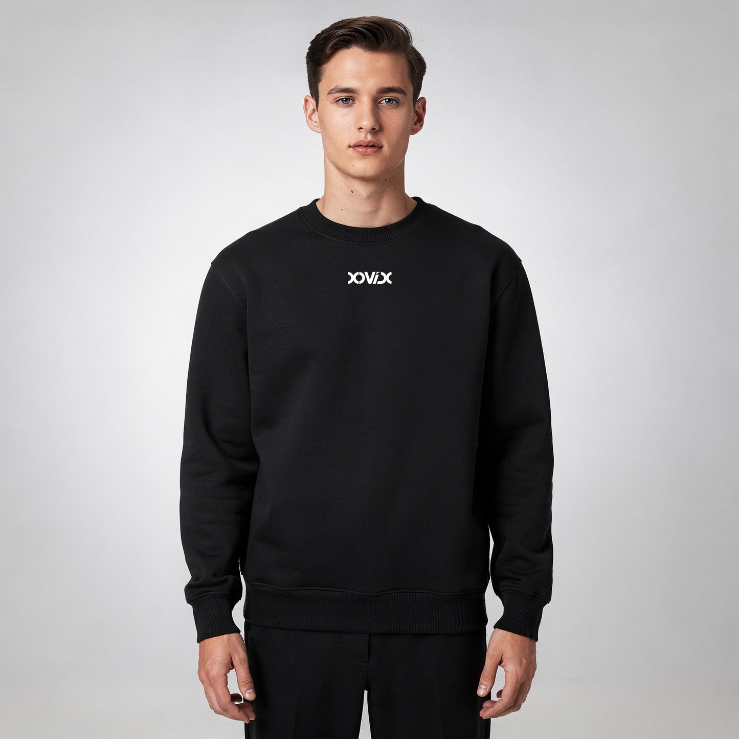 Xovix Front Logo | Unisex Premium Sweatshirt